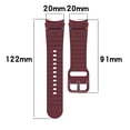 thumbnail image 4 of Adecuado para Samsung Galaxy Watch7/6/5/modelo oficial correa de costura con patrón ondulado correa de silicona deportiva FE, 4 of 5