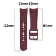 thumbnail image 4 of Adecuado para Samsung Galaxy Watch7/6/5/modelo oficial correa de costura con patrón ondulado correa de silicona deportiva FE, 4 of 5