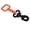 Orange, variant on Rubber Octopus (Octo) Holder with Clip, Green