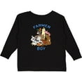 thumbnail image 3 of Inktastic Farmer Boy with Happy Farm Animals Boys or Girls Long Sleeve Toddler T-Shirt, 3 of 5