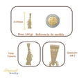 thumbnail image 2 of Dije de la Santa Muerte Imperial Jewelry Oro de 10K 2.7 cm, 2 of 2