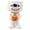 B, variant on Yashow Elite Halloween Pumpkin Figure Ceramic Candy Bowl, Multi Functional Flower Pot and Storage Jar for Party Table Centerpieces Decor, 11.61 x 7.68 x 7.68 inch