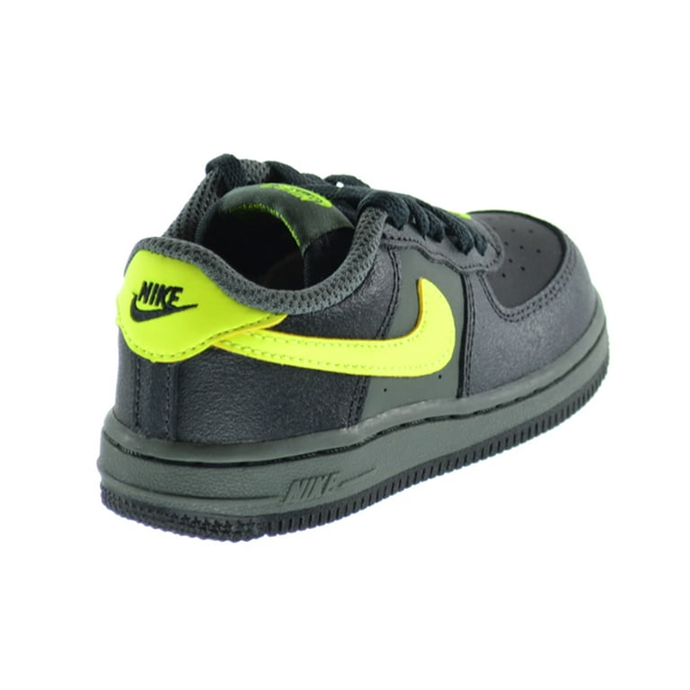 Nike Air Force 1 (TD) Baby Toddlers Sneakers Black Pine/Volt-Dark Green 596730-008 (2 M US) -