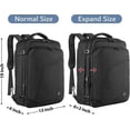 thumbnail image 4 of MATEIN Carry on Backpack Extra Large Travel Backpack Expandable Airplane Approved Weekender Bag for 26s, 4 of 4