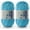Azure, variant on 2 Pac Chenille Yarn for Crocheting - Fluffy Yarn for Crochet, Baby Yarn for Crocheting Soft Blankets - Weight Per Roll 50g/1.76oz, Length 60m/65yard