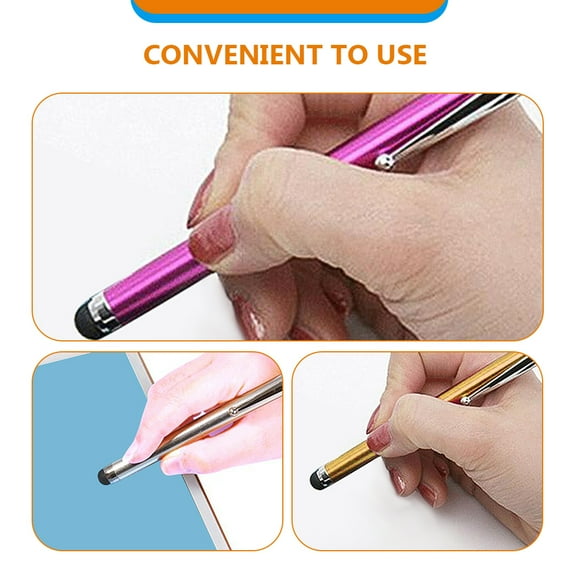 GOOHOCHY Capacitive Stylus Pen with Replaceable Tips for Writing on Touch Screen Compatible with Most Devices Assorted Color