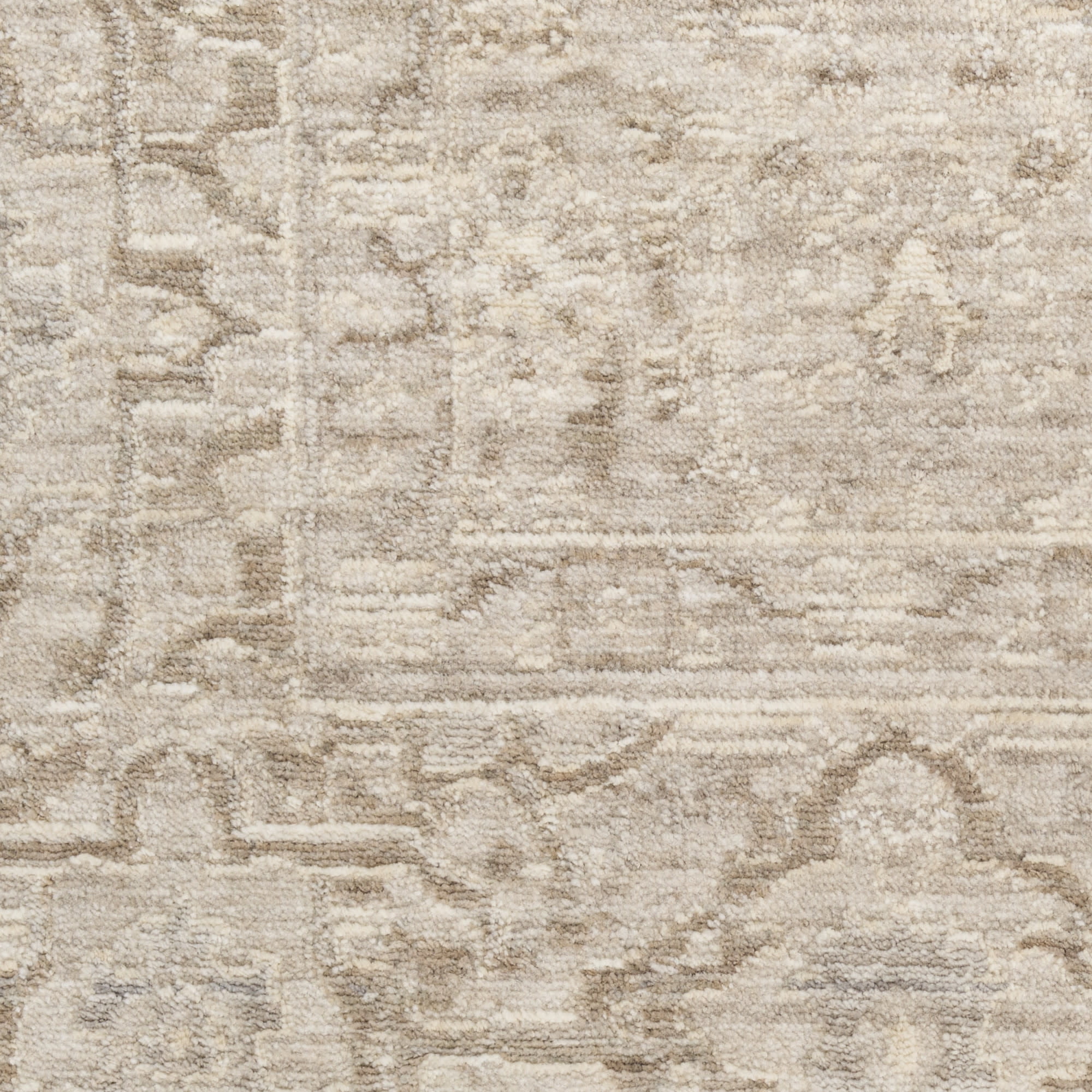 Nourison Outlines 7'10" x 9'10" Ivory Grey Vintage Indoor Rug