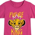 thumbnail image 3 of The Lion King - Future King - Simba - Toddler & Youth Girls Short Sleeve Graphic T-Shirt, 3 of 5