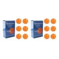 thumbnail image 3 of Yuarrent Juego de 6 piezas para exteriores Pickleball 40 agujeros PE Pickle Balls Kit surtido Naranja 2Conjunto, 3 of 6