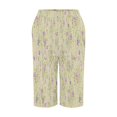thumbnail image 5 of Womens Shorts 2025 Summer Stylish Printed Loose Capri Pants Beach Vacation Trendy 2025 S-2XL, 5 of 5