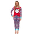 thumbnail image 2 of Dr. Seuss Thing 1 and Thing 2 Character Emblem Matching Family 2-Piece Tight Fit Pajama Set, 2 of 5