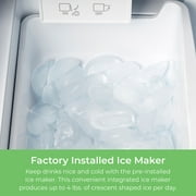Kenmore 20.3 Cu. ft. Capacity Counter-Depth French Door Refrigerator and Freezer with Ice Maker, Stainless Steel