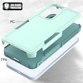 thumbnail image 4 of for Samsung Galaxy A36 5G Back Case, Luxury Ultra Slim PC + TPU Double-Layer Anti-Fall Shockproof Drop Protective Lightweight 2 In 1 Phone Case Cover for Samsung Galaxy A36 5G, Mint, 4 of 5