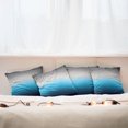 thumbnail image 7 of Ambesonne Ombre Throw Pillow Cover 4 Pack, Abstract Color Change Pattern, 20", Grey and Blue, 7 of 7