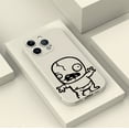thumbnail image 4 of Agregue un toque de diversión a su teléfono: estuche protector de doble capa con acabado mate y divertidas ilustraciones para iPhone 15 Pro Max 14 13 12 Pro 11, 4 of 4
