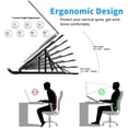 thumbnail image 2 of Soporte para Laptop Leeboom Laptop Stand Aluminio Ergonomico Plegable Ajustable para Notebook y Tablet, 2 of 5