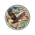 thumbnail image 2 of Colorful Acrylic Free Bird Window Hanging with American Flag Design, Sunlight Catcher Patriotic Hanging Ornament for Windows, Doors and Indoor Decor on Independence Day and National Holidays, 2 of 6