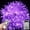 Purple, variant on Christmas Fairy Lights Christmas Tree Fairy Lights, 8M 80 LED Tree String Lights Decorative Christmas Lights with Battery Remote