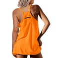 thumbnail image 3 of Robe Athlétique pour Femmes Mode Mini Robe Combinaison Surdimensionnée avec Poches Zippées Shorts Intégrés Double Poche, 3 of 5