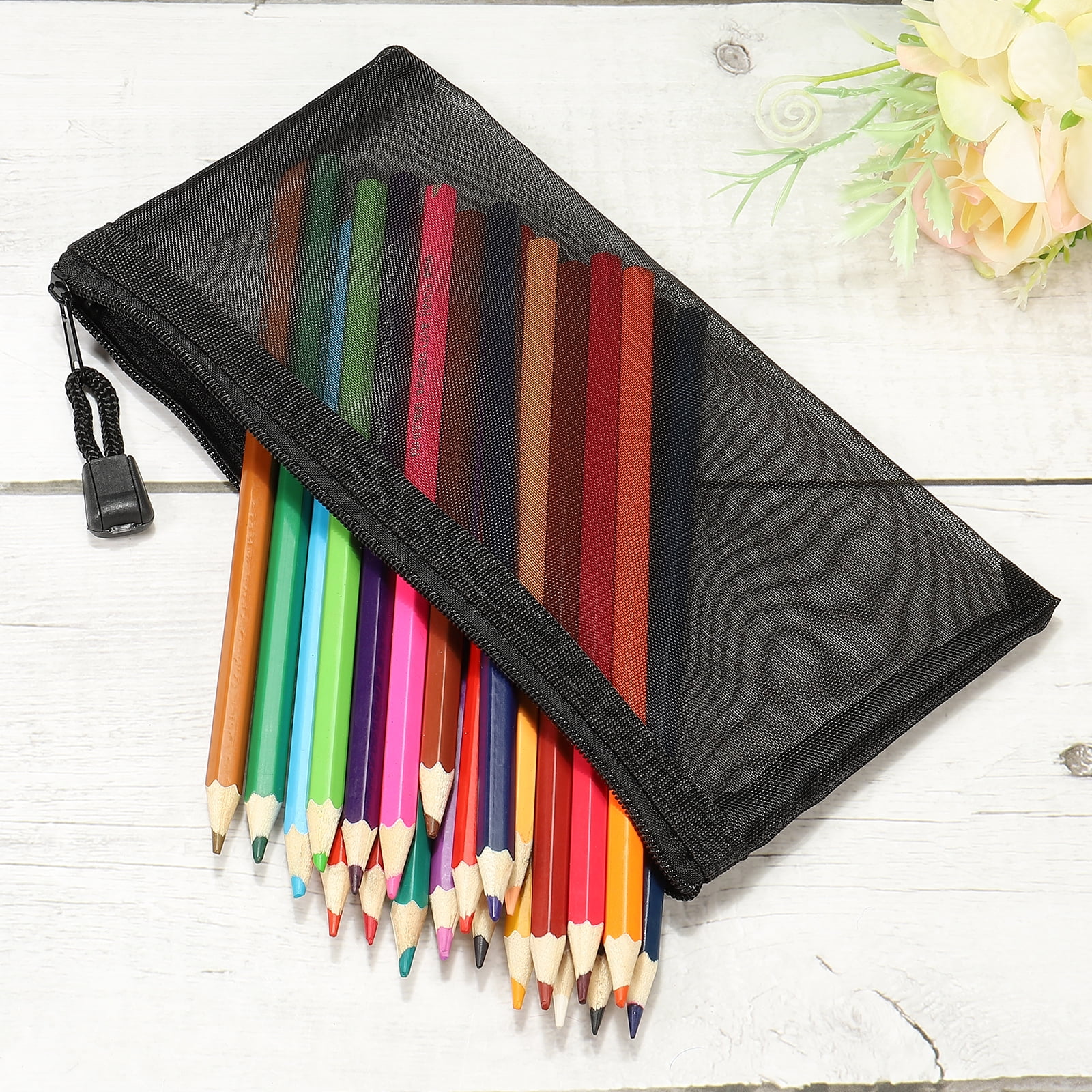 Unique Bargains Durable Zipper Bags for Organizing Supplies 7.9" x 3.9"
