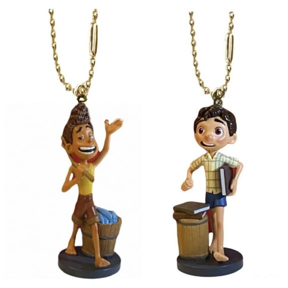 Alberto & Luca Boy Human PVC Keychain Dangler Figure Sea Monster Figurine Charm New