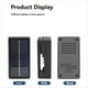 thumbnail image 4 of Cargador de Batería Solar Cargador de Batería de 2 Ranuras Estuche Powerbank Carcasa del Banco de Carga de Batería de Litio para Batería 18650 21700, 4 of 5