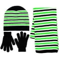 thumbnail image 1 of Girl's 3 Piece Knit Hat, Scarf & Gloves Set, 1 of 1