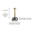 thumbnail image 4 of THE CIMPLE CO - Electrical Wire Cable Clips - Black -100 Pcs- Screw Cable Clips 1/10 in (3mm), 4 of 8