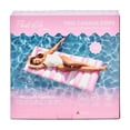 thumbnail image 4 of Float Life by FUNBOY Pink & White Striped Palm Pool Float Lounger, Oversized Design, Adults or kids Ages 8+, 4 of 9
