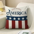 thumbnail image 7 of Fwttom 4Th of July Decorations, July Decorative Throw Pillow Cover Usa Star Stripe Gods United States Est.1776 Cushion Case for Home Decor with for All, 7 of 7