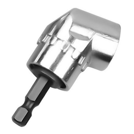 

Right Angle Drill Attachment|105 Degree Drill Adapter|Multifunction Hex Shank Screwdriver Drill Bit for Household Workplace Industry
