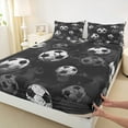 thumbnail image 3 of Castle Fairy Female Men Adults Soccer Game Full Size Sheets 4-Piece,Sport Theme Breathable Bed Sheets,Ball Gaming Lightweight Sheet Sets,Luxury Bedroom Decor, 3 of 7