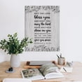 thumbnail image 5 of Bible Verse May The Lord Bless You Canvas Poster Numbers 6: 24-26 Framed Scripture Print Painting for Christian Home Office Wall Art Decoration 11.5 x 15 inch, 5 of 5