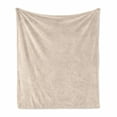 thumbnail image 1 of Minimal Soft Flannel Fleece Throw Blanket, Continuous Polka Dots Pattern with Soft Tones Round Motifs, Cozy Plush for Indoor and Outdoor Use, 70" x 90", Dried Rose and Champagne, by Ambesonne, 1 of 5