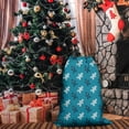 thumbnail image 4 of Christmas Sack – 28" X 20" Canvas Gift Bag with Drawstring, Full Print Polyester Santa Sack, Durable Reusable Xmas Gift Bag for Holiday, Party & Storage, 4 of 5