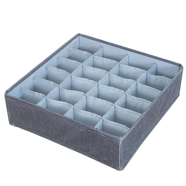 Coofit Underwear Organizer Divider Foldable: Large Socks Drawer Organizer Storage Box
