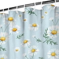 thumbnail image 3 of Waterproof Cute Boho Daisy Shower Curtain 72x72 Inch Boho Style Polyester Unique Shower Curtain for Bathroom Hotel Home Decor with 12 Plastic Hooks, 3 of 5