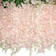thumbnail image 1 of Flores artificiales ZINHO Wisteria para colgar, 60 ramas, color rosa, 1 of 6