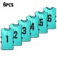 thumbnail image 5 of 6 PCS Adultos Pinnies de fútbol Camisetas de equipo de fútbol de secado rápido, 5 of 7