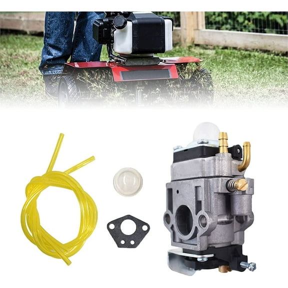 ALL-CARB Carburetor Kit with Gasket Replacement for Earthquake E43 E43CE E43WC Auger 43cc Powermate PCV43 Tiller