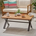 thumbnail image 2 of GDF Studio Ishtar Outdoor Acacia Wood Coffee Table, Teak, 2 of 6