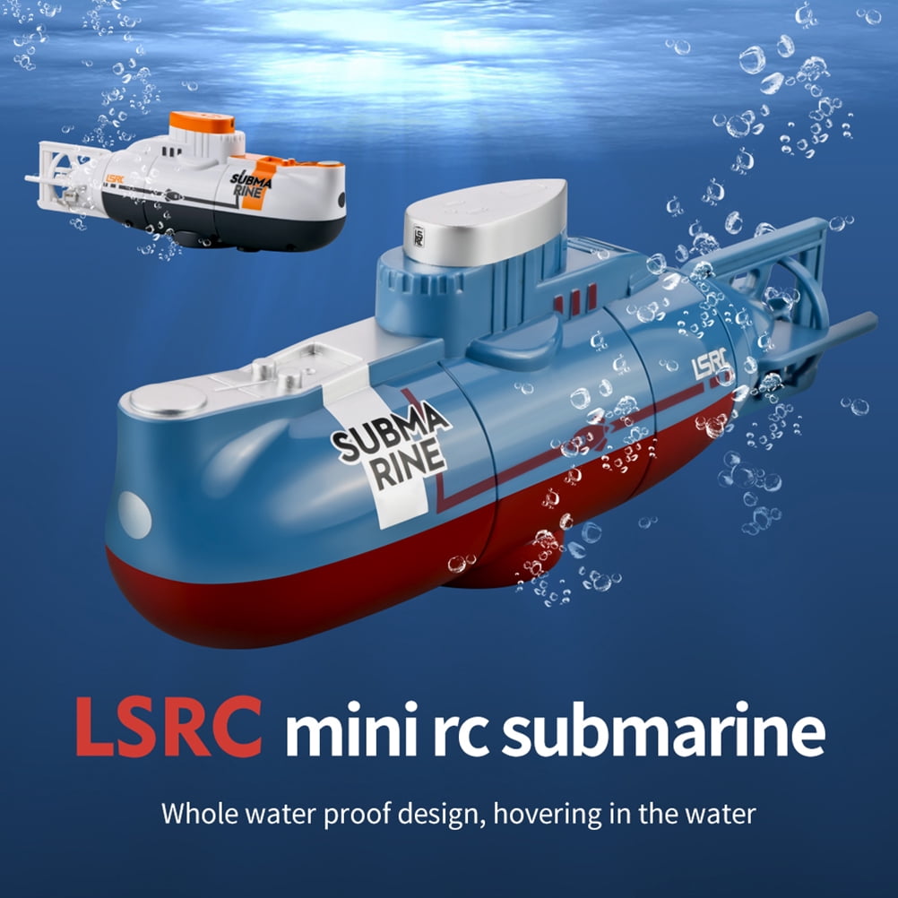 Sous-marin RC 6 Canaux électrique Rechargeable – Modèle Submersible Pour Enfants – Cadeau STEM Et Bricolage