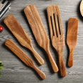 thumbnail image 2 of POINTERTECK 5pcs Solid Wood No Paint No Wax Rice Spoon Rice Cooker Special Rice Spatula, 2 of 6