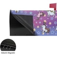 thumbnail image 4 of Coolnut Magnetic Mailbox Cover, Cute Unicorn with Colorful Rainbow Post Mail Box Cover Mail Wraps Cover, Standard Size 20.7" L x 18" W, 4 of 5
