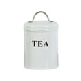 thumbnail image 1 of 1pc Vintage Farmhouse Containers With Lids Coffee Tea Sugar Set Canister With Tray For Food Storage White, 1 of 7