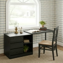 Tribesigns Reversible L-Shaped Computer Desk with Drawers & Shelves