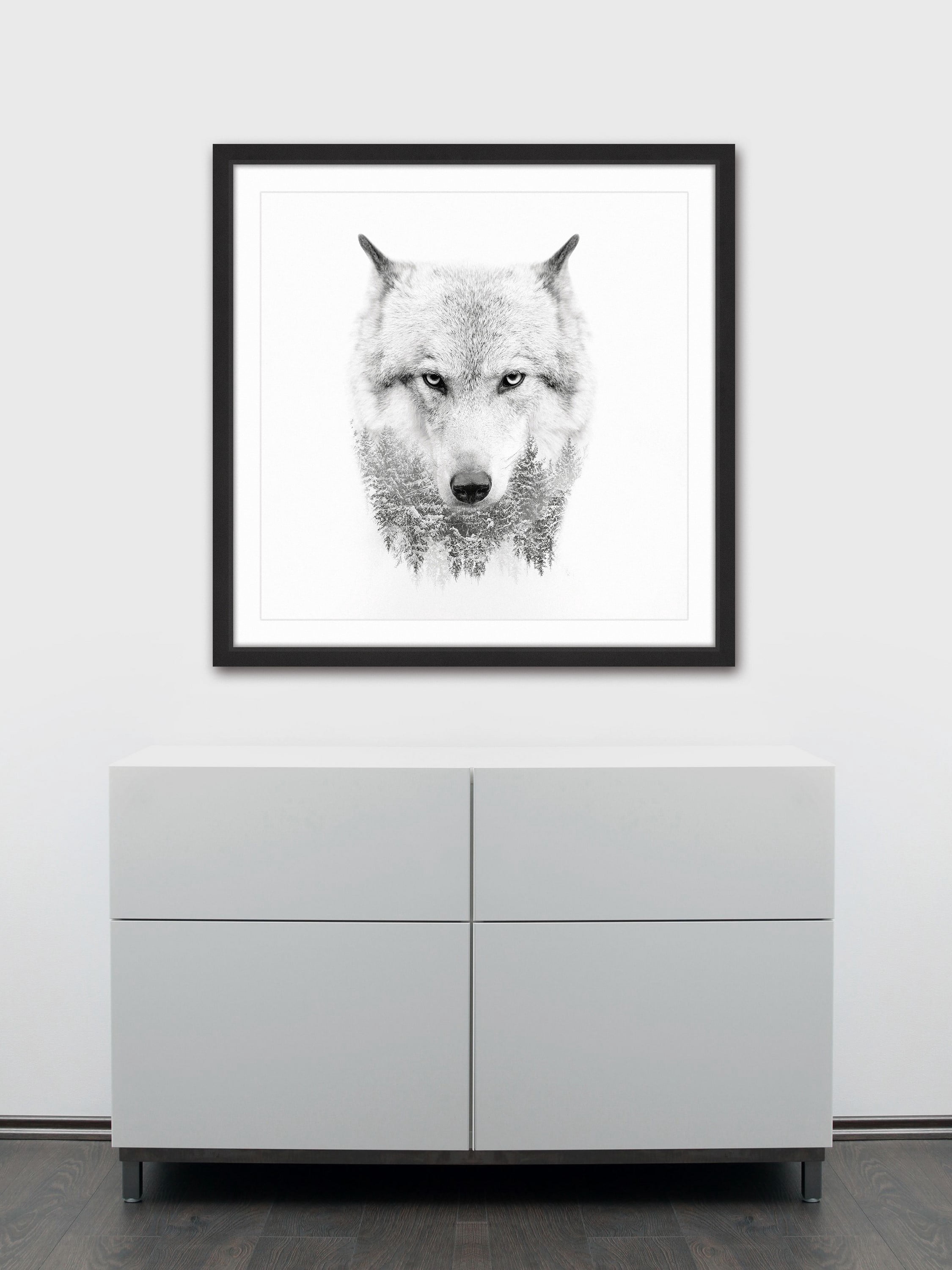 "Wolf Spirit" Framed Painting Print