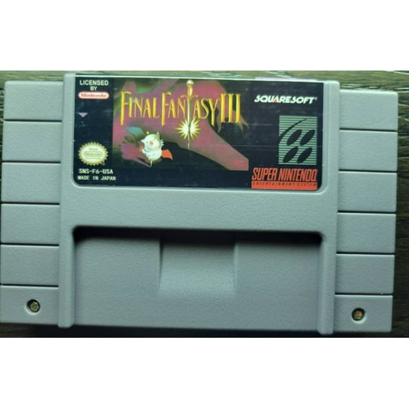 New Final Fantasy 3 - SNES - Super Nintendo Ent. System NTSC/PAL Cartridge