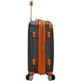 thumbnail image 2 of Rockland London Hardside Spinner Wheel Luggage, Charcoal, 3-Piece Set (20/24/28) ( Pack of 2 ), 2 of 3