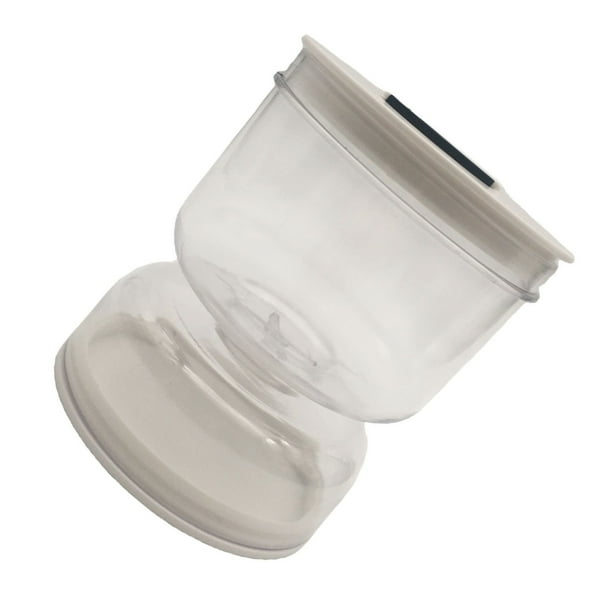 Hourglass Pickle Jar Juice Separator From Wet and Dry Leakproof Upside